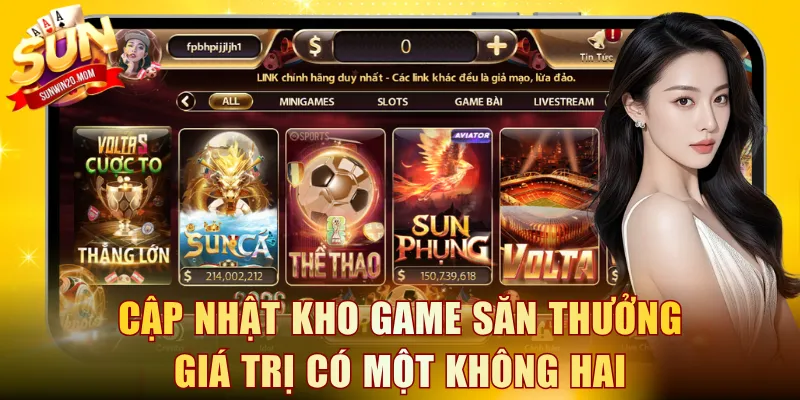 Giới Thiệu SUNWIN - Thiên Đường Cá Cược Top 1 Châu Á 2 Cập nhật kho game săn thưởng giá trị có một không hai