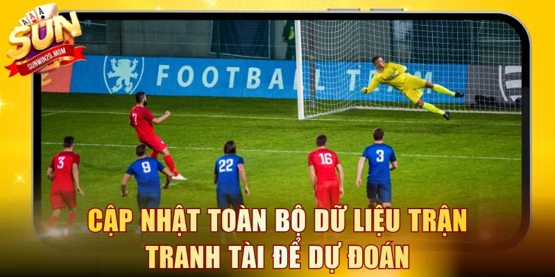 Cập nhật toàn bộ dữ liệu trận tranh tài để dự đoán