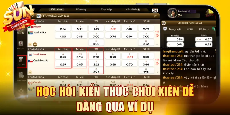 Học hỏi kiến thức chơi xiên dễ dàng qua ví dụ