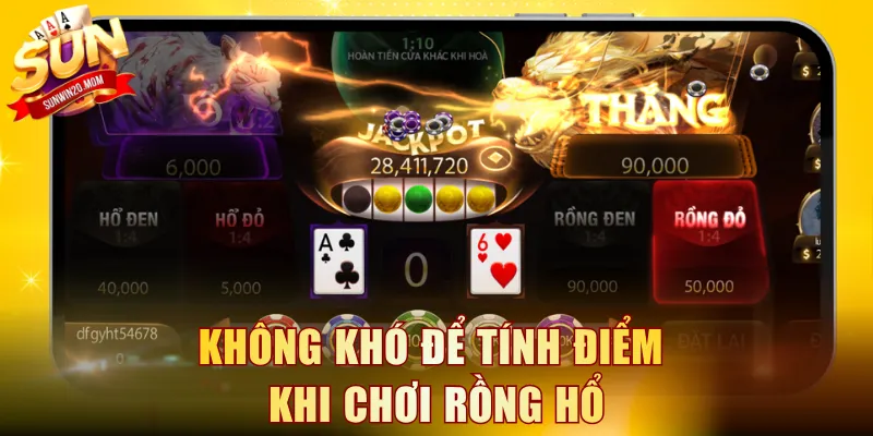 Không khó để tính điểm khi chơi rồng hổ