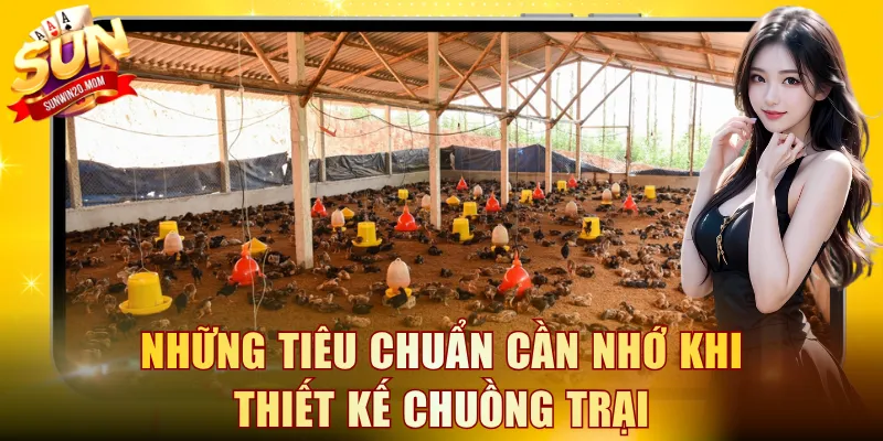 Những tiêu chuẩn cần nhớ khi thiết kế chuồng trại