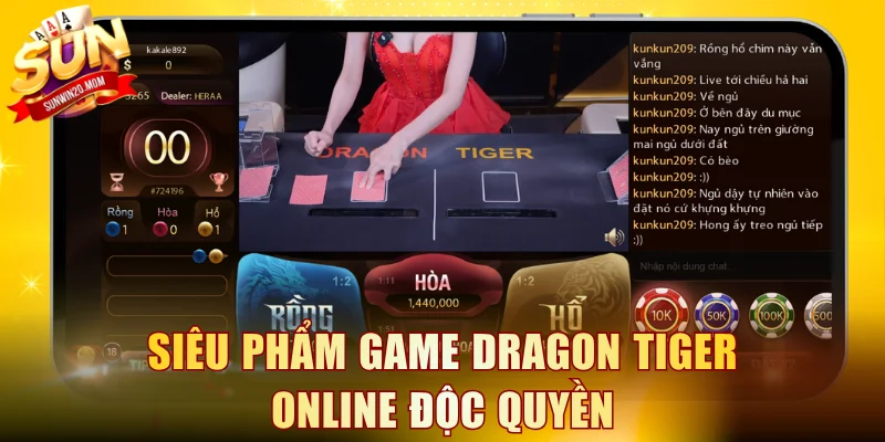 Siêu phẩm game Dragon Tiger online độc quyền