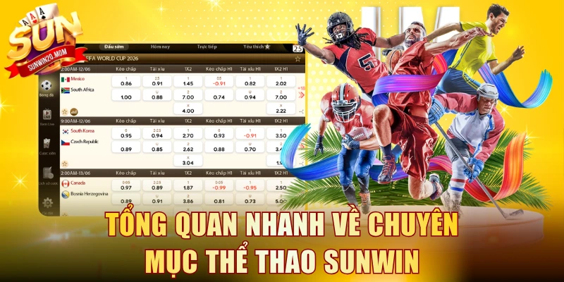 Tổng quan nhanh về chuyên mục thể thao SUNWIN