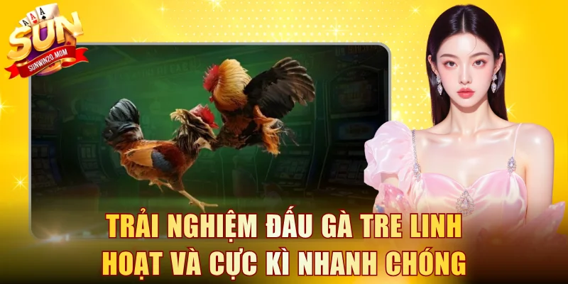 Trải nghiệm đấu gà tre linh hoạt và cực kì nhanh chóng